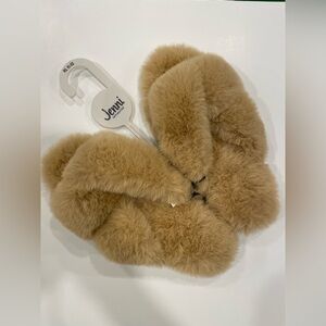 Jenni Cozy Tan Slippers